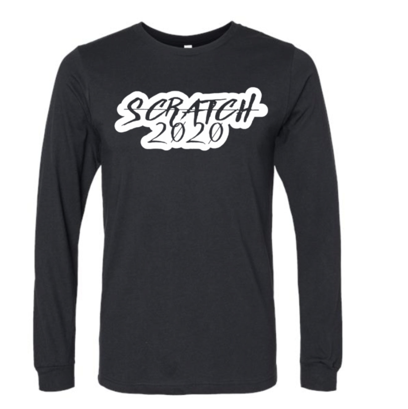 Scratch 2020 Outline  Long Sleeve Tee 3501CVC
