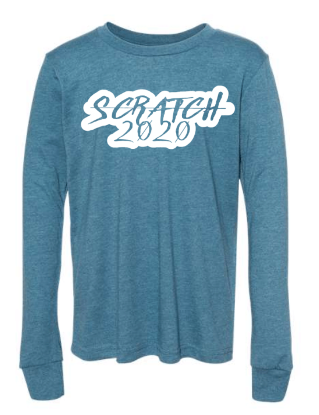 Scratch 2020 Outline  Long Sleeve Tee 3501CVC