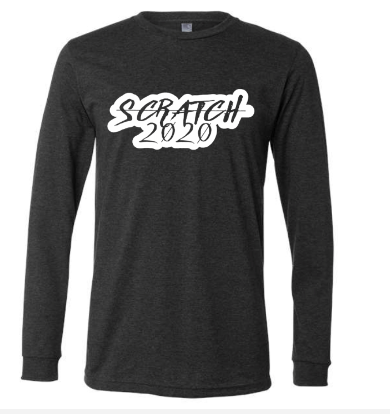 Scratch 2020 Outline  Long Sleeve Tee 3501CVC