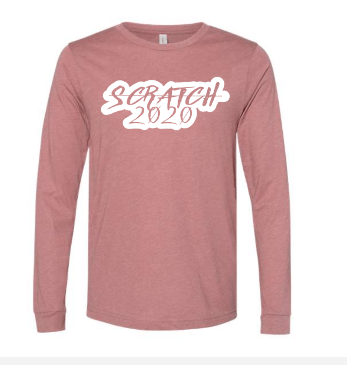 Scratch 2020 Outline  Long Sleeve Tee 3501CVC