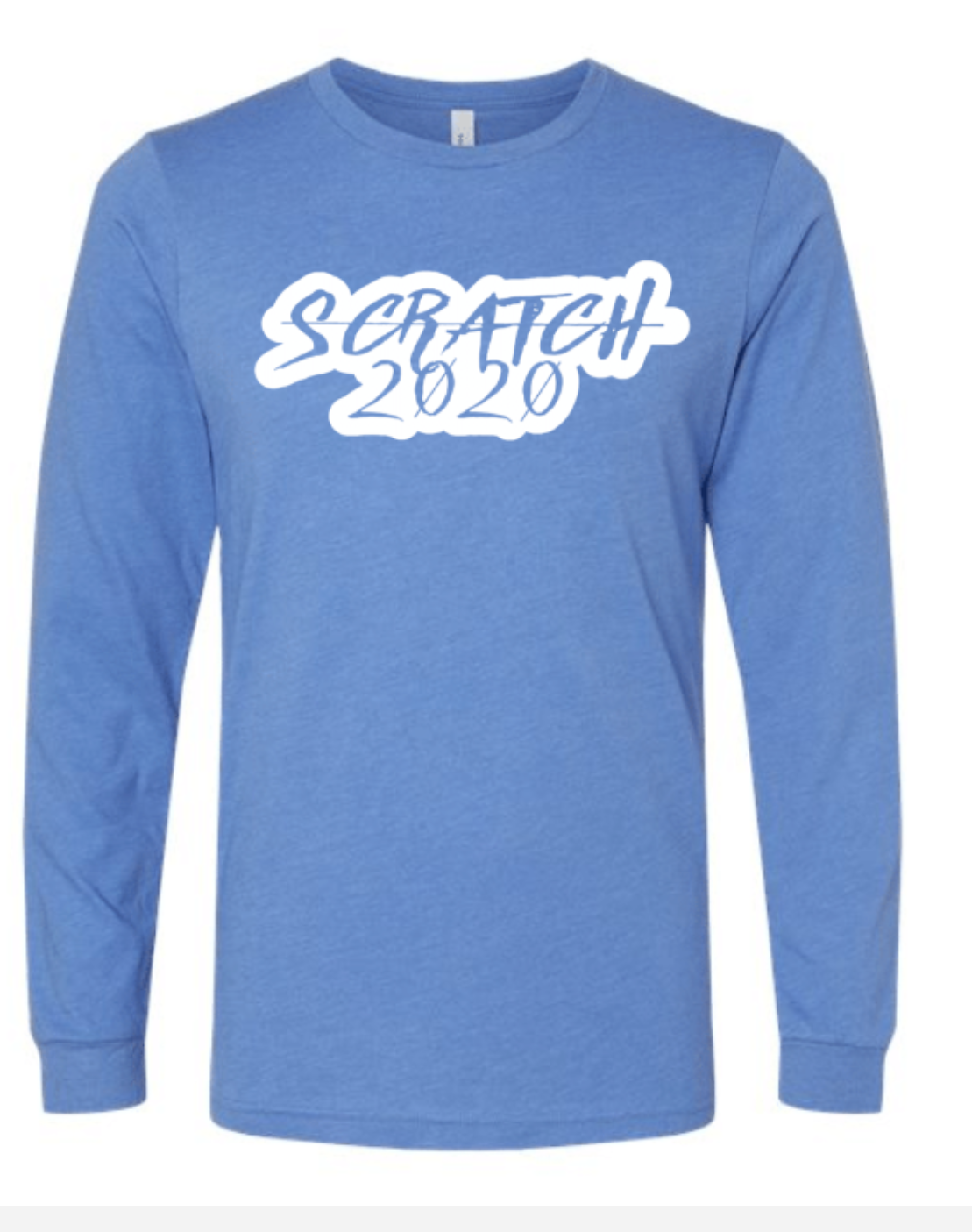 Scratch 2020 Outline  Long Sleeve Tee 3501CVC