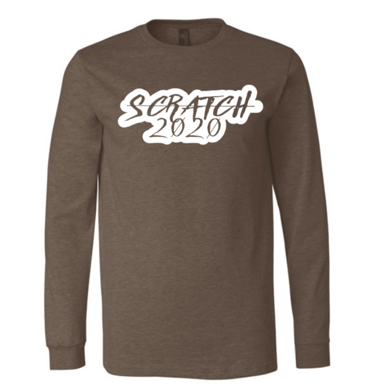 Scratch 2020 Outline  Long Sleeve Tee 3501CVC
