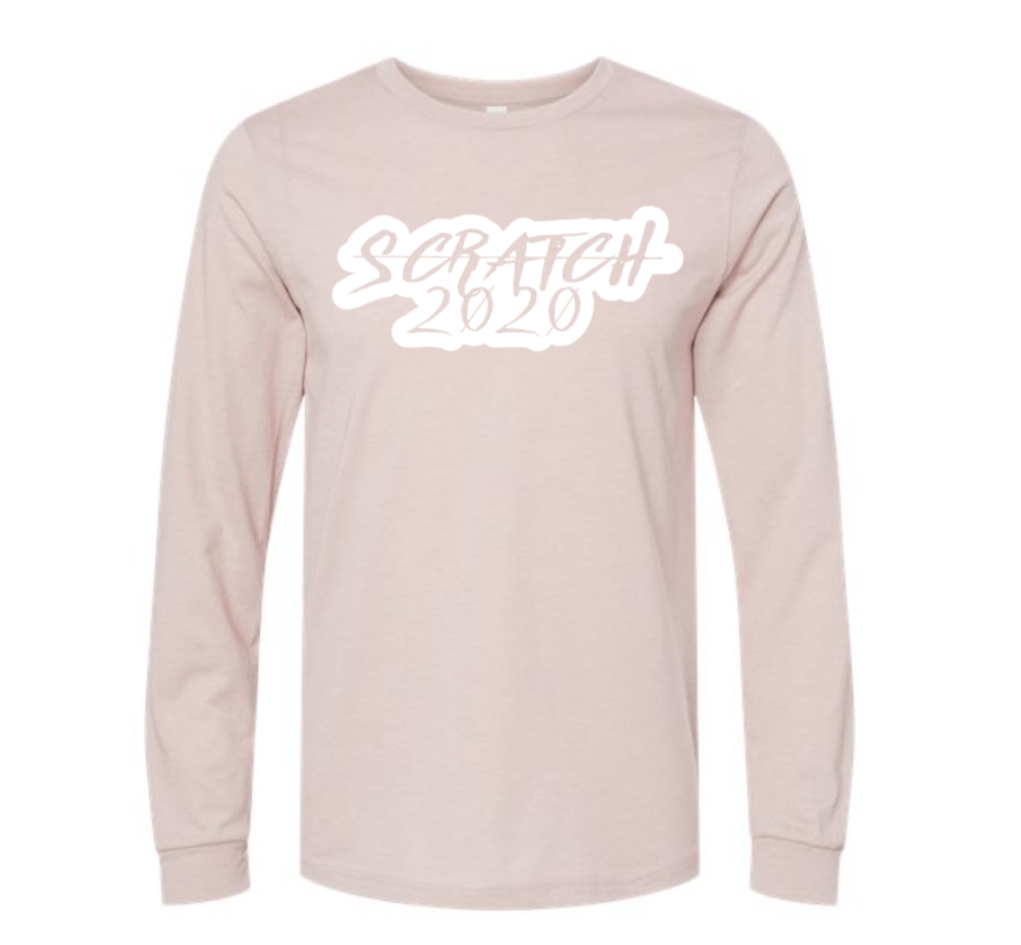 Scratch 2020 Outline  Long Sleeve Tee 3501CVC