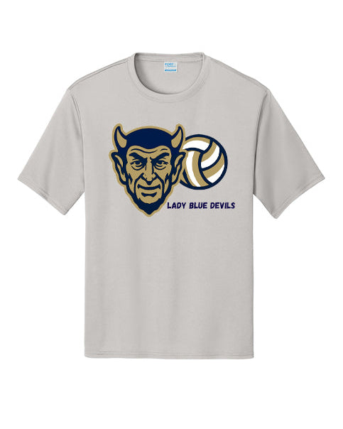 Performance Lady Blue Devils Volleyball T-shirt PC380