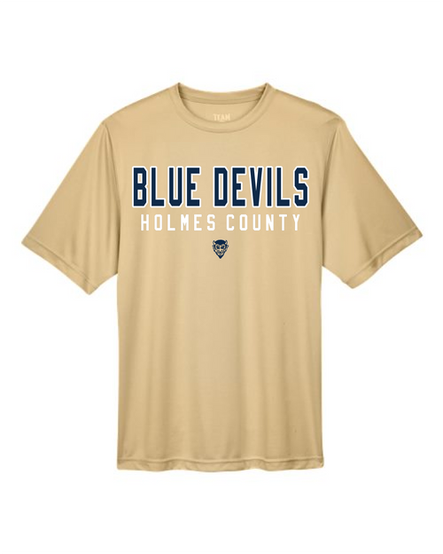 Blue Devils Devil Head Design Performance T-Shirt #TT11