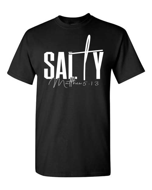 "Salty Matthew 5:13" Gildan Short Sleeve Shirts