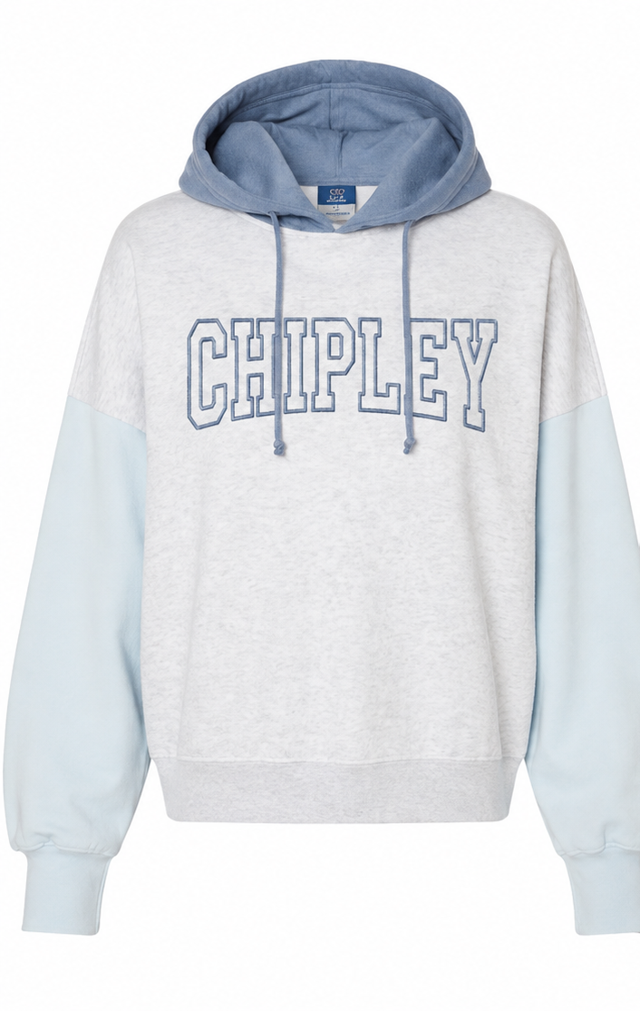 Chipley Embroidered Crop Hoodies (W23716)
