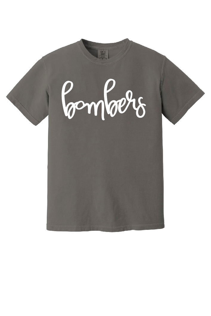 Comfort Color Short Sleeve Bombers Script 1717