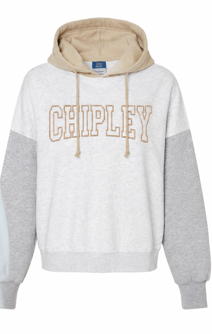Chipley Embroidered Crop Hoodies (W23716)