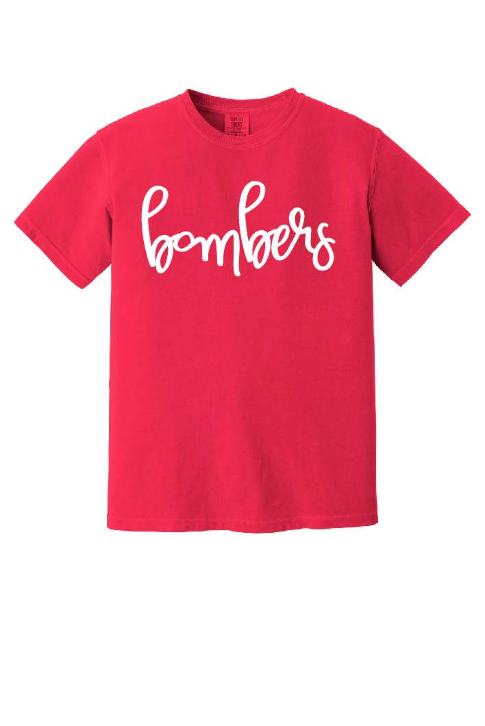 Comfort Color Short Sleeve Bombers Script 1717