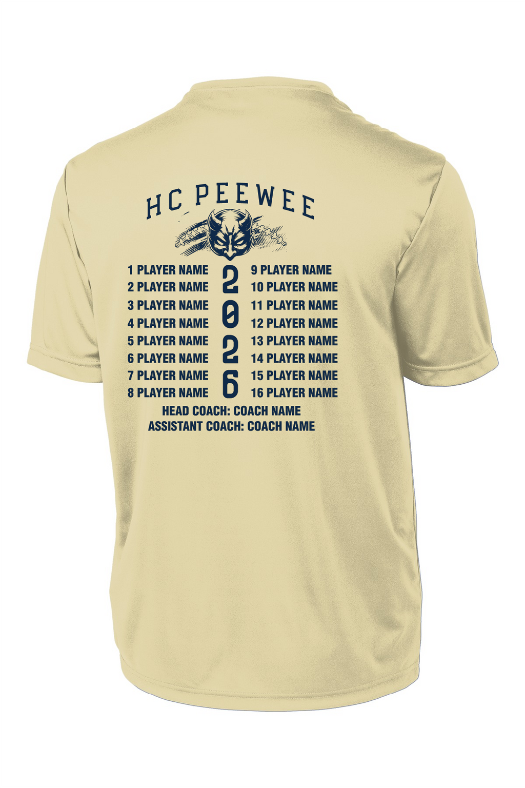 Holmes County Peewee Roster T-Shirt