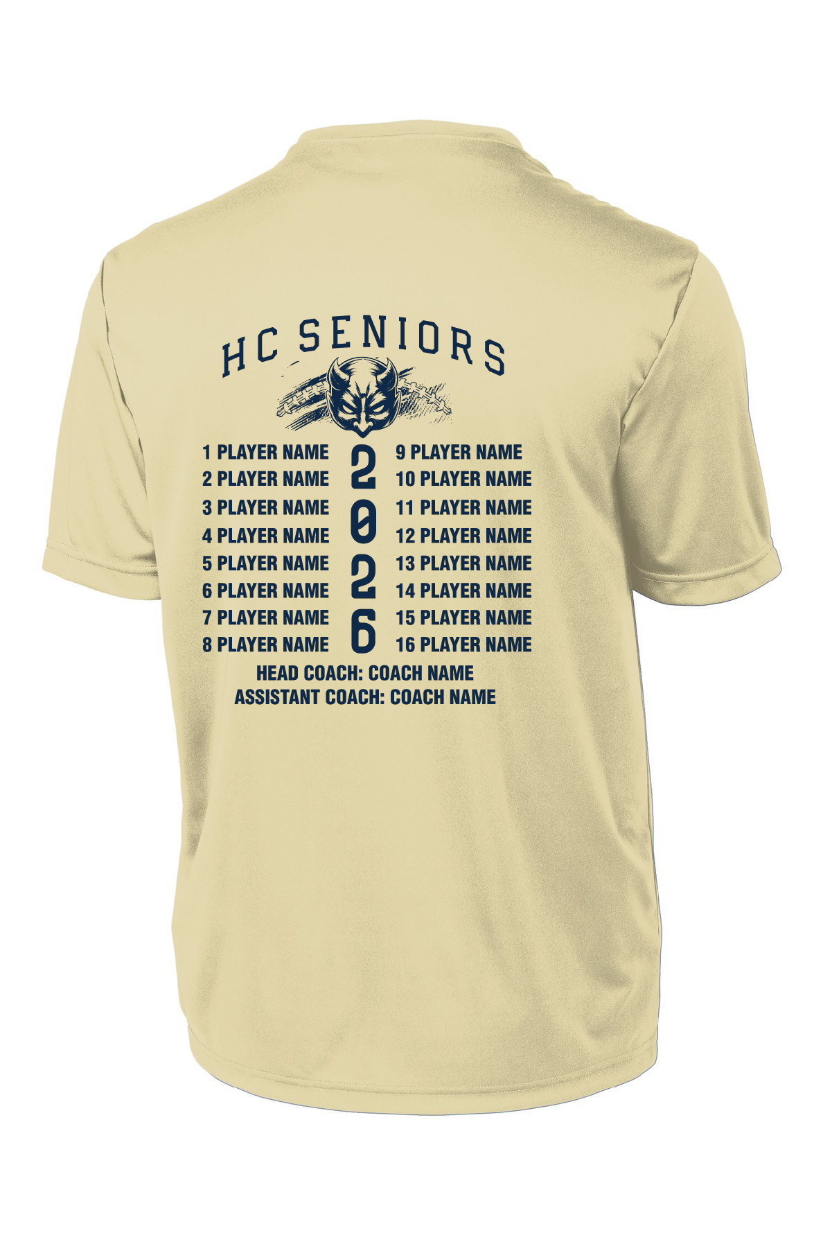 Holmes County Seniors Roster T-Shirt